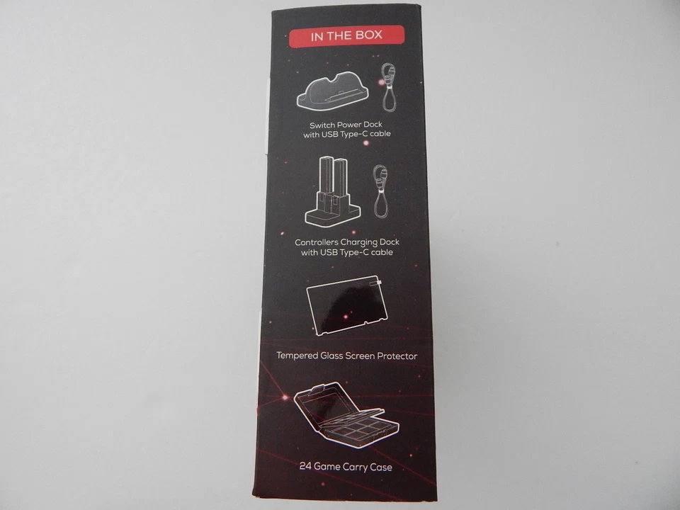 EVO CORE Level-Up Pro Charging Dock Tempered Glass Case Kit for Nintendo Switch  - Image 2 of 4