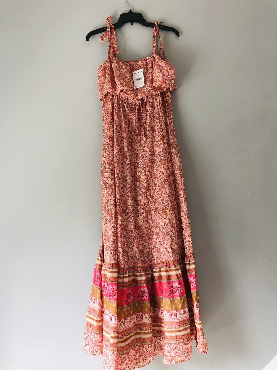 khilan pearl trim maxi dress Princess Kaiulani Pāʻū Rider Maxi Dress – Versatile Peacock Feather Print Dress Made in Hawaii Blue