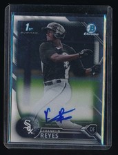 FRANKLIN REYES 2016 BOWMAN CHROME PROSPECT RC AUTO *CHICAGO WHITE SOX*