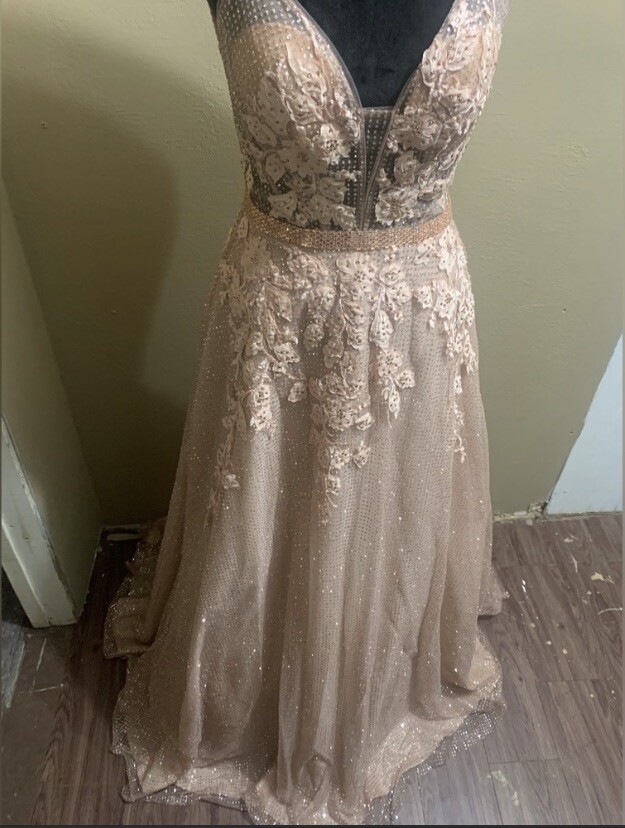 Juliet- Rose Gold Dress | eBay