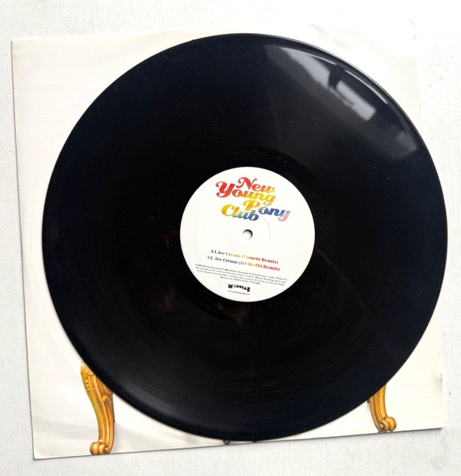 New Young Pony Club - Ice Cream * 12' Vinyl 1st Press & Tattoo * Free P&P UK * - Image 4 of 4