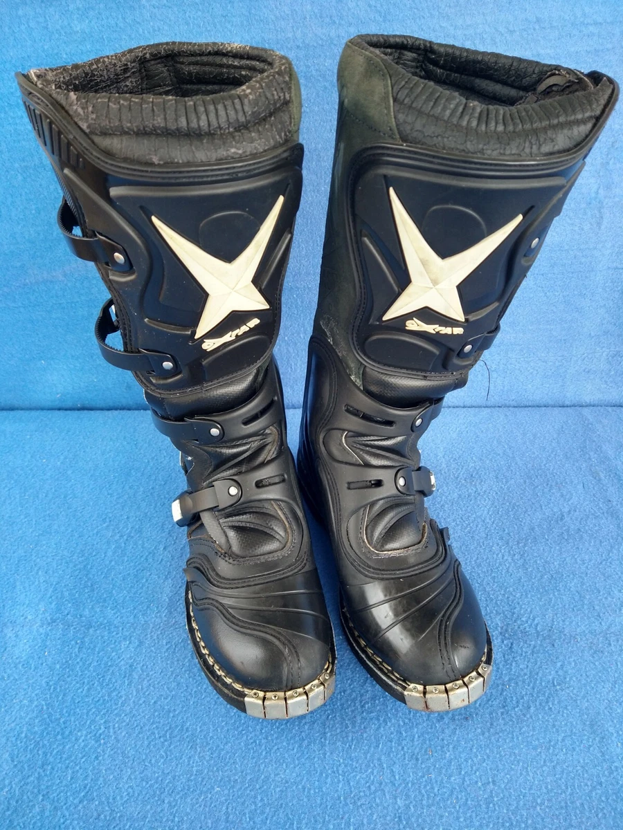 Blue clearance moto boots