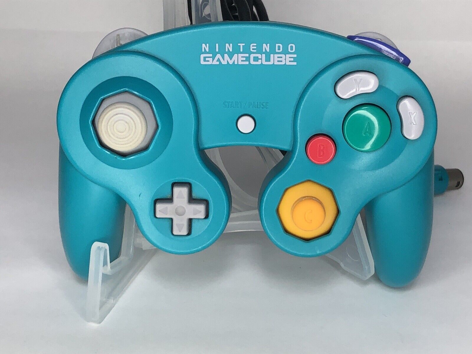 Nintendo GameCube Controller Emerald Blue Official GC Wii Japan 