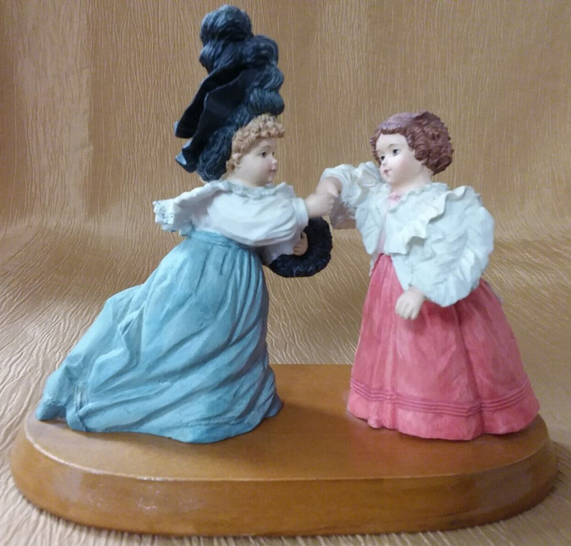 Vintage MAUD HUMPHREY BOGART 'A Pleasure to Meet You'-H1310 Resin Sculpture 1987