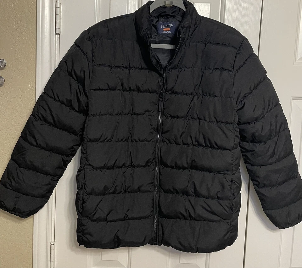 The Children’s Place Puffer Jacket Water Resistant Size 3XL (18) Black Unisex - Image 2 of 4