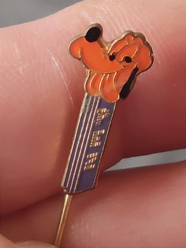 🔴 PLUTO THE DOG🔴 Pez WALT DISNEY Dispenser 1970s Hat Stick Pin 🔴FREE SHIPPING - Picture 2 of 13