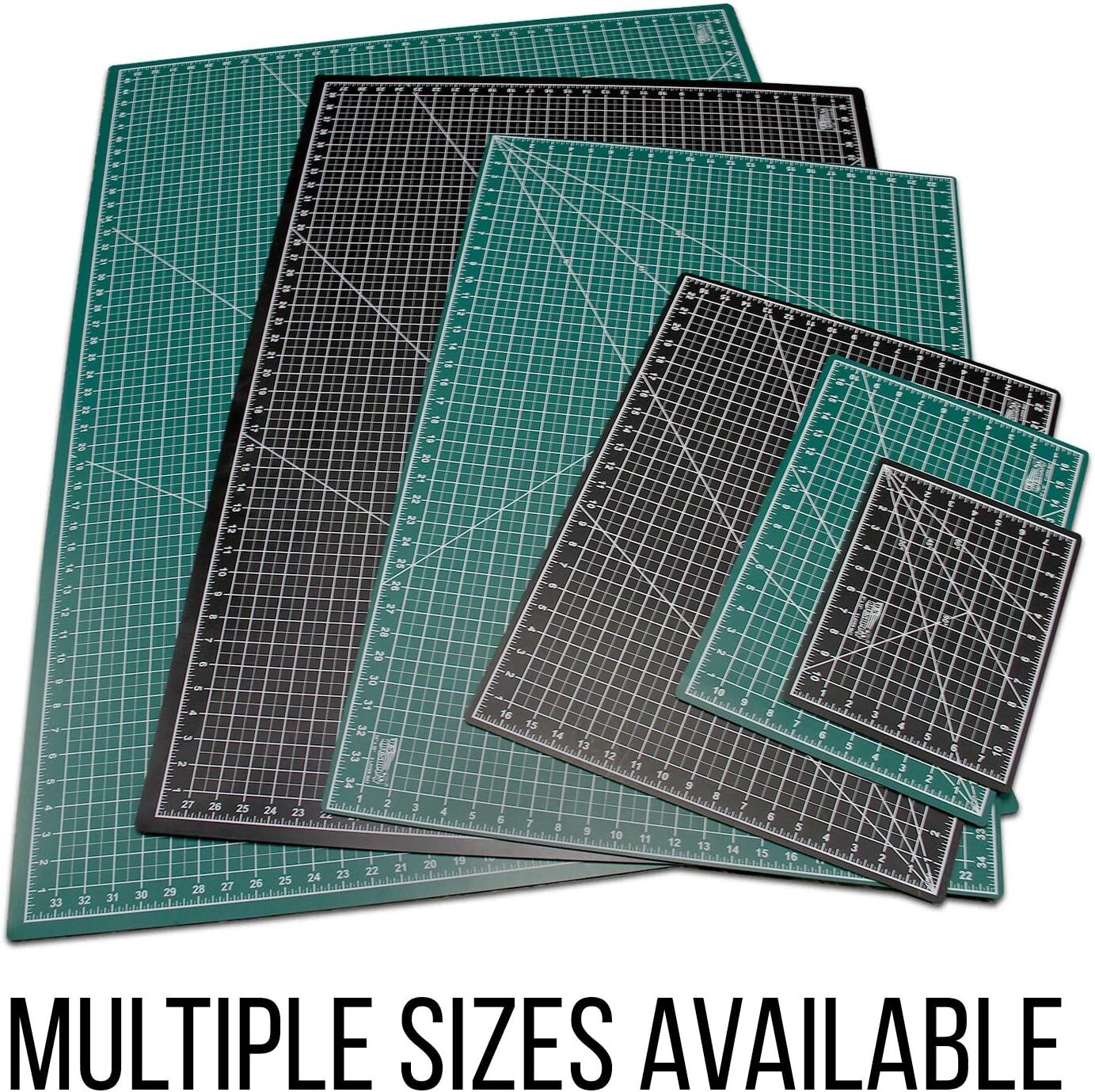 18" x 24" GREEN/BLACK Self Healing 5Ply Double Sided Durable Cutting