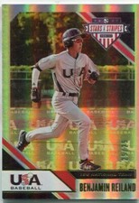 2020 Stars and Stripes Longevity Team USA Logo Gold Benjamin Reiland 25/25