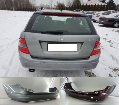 STOßSTANGE HINTEN LACKIERT IN WUNSCHFARBE für Mercedes S204 2007-2011 Classic