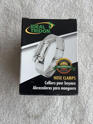 Plastic Hose Clamps 10 Pcs IDEAL Hose Clamps, Size #28 (1 1/4" To 2 1/4"), ( 32-57mm) Made In USA Hose Clamp Stainless Steel - Foto 8