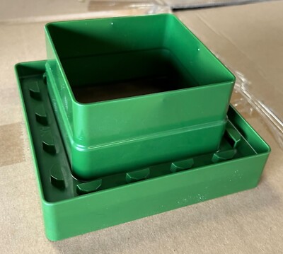 (10x) Drip cap 4'' To 6'' Plastic Irrigation Reducer Cover For 4'' and 6'' ROCKWOOL