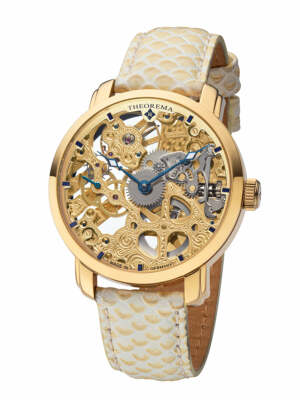 Theorema Venezia GM118-3  Handaufzug Uhr Skeleton  Brand Neu
