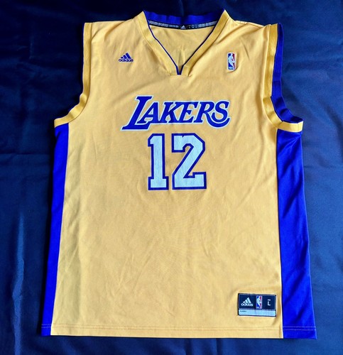Adidas Dwight Howard #12 Lakers Jersey Purple & Gold Size Large NBA