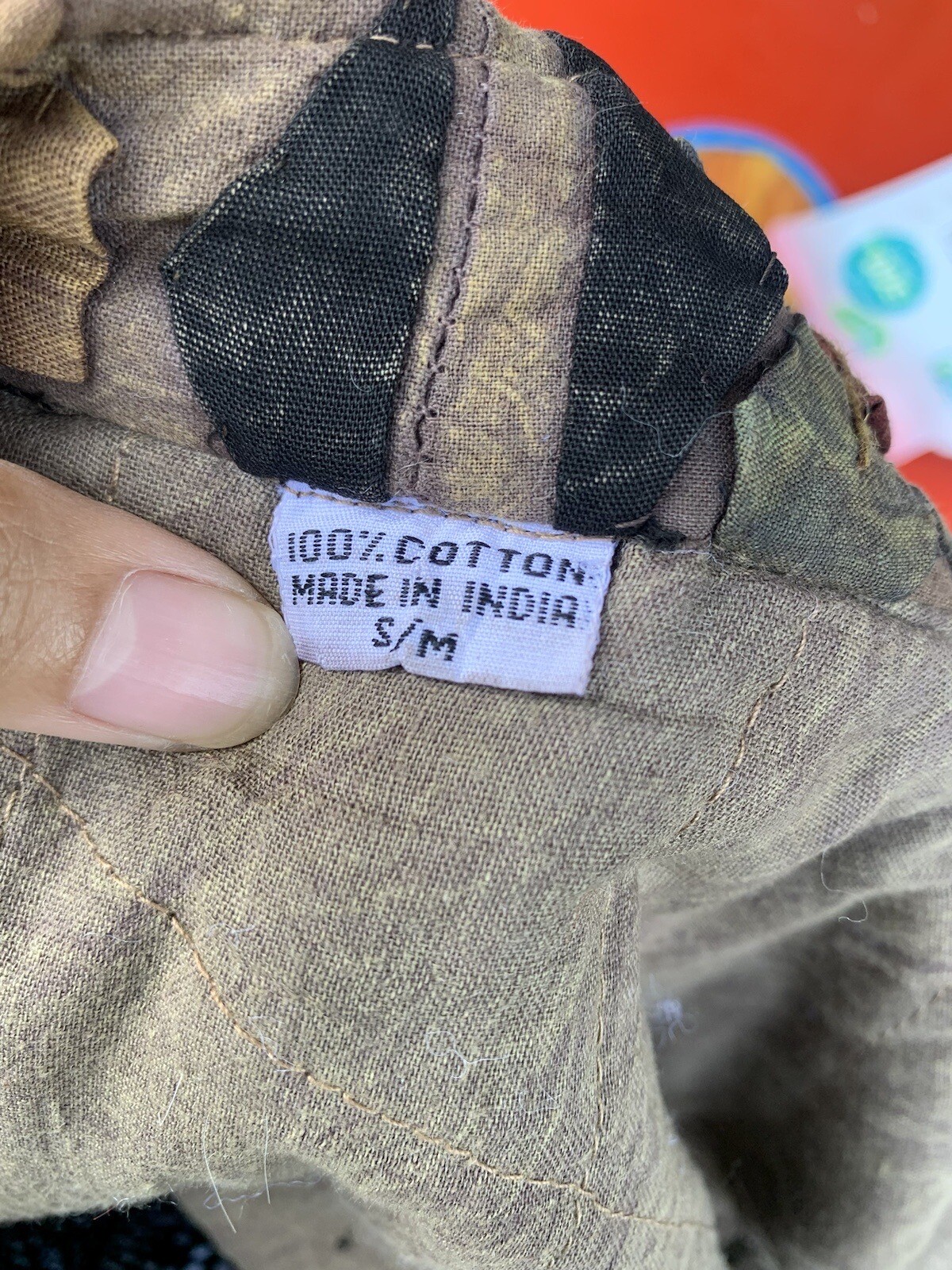 Vintage Indian Patchwork Handmade Elephant Long W… - image 11