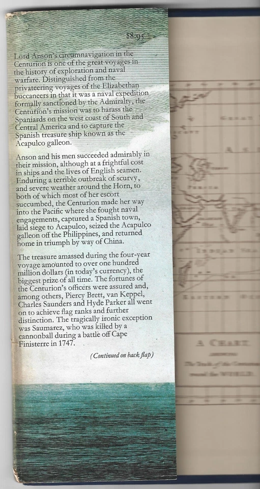 Log of the Centurion Captain Saumarez Papers Leo Heaps Macmillan 1973 Hardback - Image 3 of 4