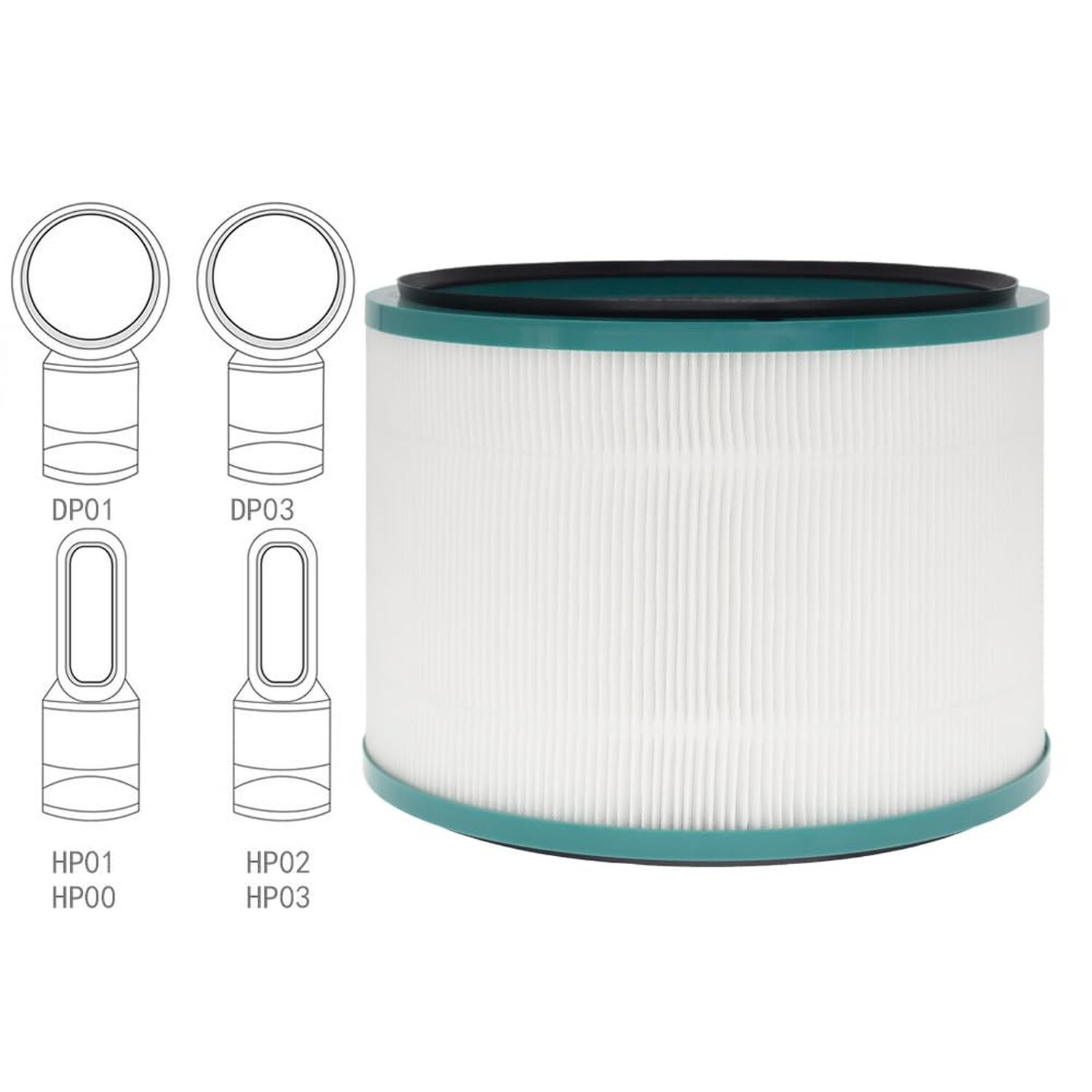 Dyson Pure Cool Link DP01 DP02 and Pure Hot Air Purifier Replacement Filters-image