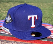 2023 MLB World Series Texas Rangers Fitted Hat New Era 59FIFTY On Field