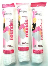 Swisspers Premium Cotton Rounds 3PK