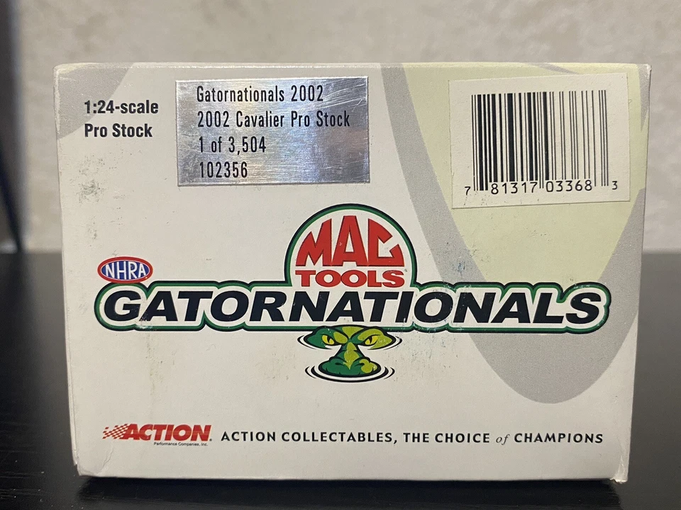MAC Tools Gatornationals 2002 Cavalier PRO Stock 1 OF 3504 Scale 1/24 - Imagem 4 de 4