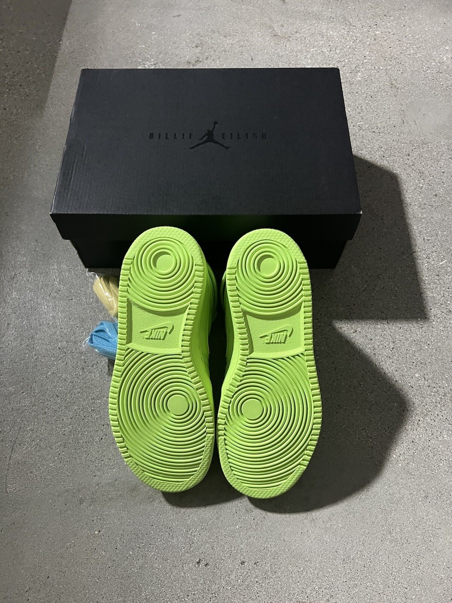 Size 12- Billie Eilish x Wmns Air Jordan 1 KO 'Volt' | eBay