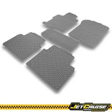 Fits 08-12 Honda Accord Sedan Floor Mats Latex Carpet Gray Grey All Weather 5PCs