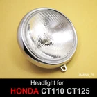 Honda Trail 110 CT110 Trail 125 CT125 6" Headlight Head Lamp + 6 V Bulb + Rim