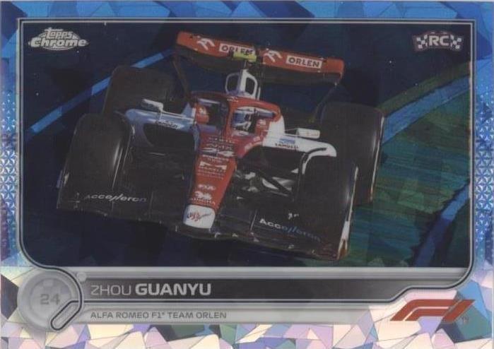 2022 Topps Chrome Sapphire Edition Formula 1 - Zhou Guanyu #67 - 1 of 1