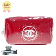Chanel Novelty Pouch Japan Only Limited Isetan Shinjyuku Red CHANEL BEAUTE 2018