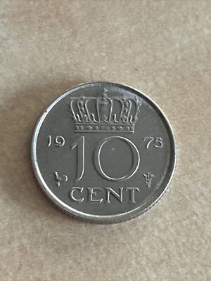 1975 Netherlands 10 Cents - Queen Juliana, KM# 182, XF Tk1738* | eBay