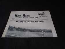 1968 Fort Atkinson Wisconsin Tourist Newspaper Jefferson Cambridge Fontana