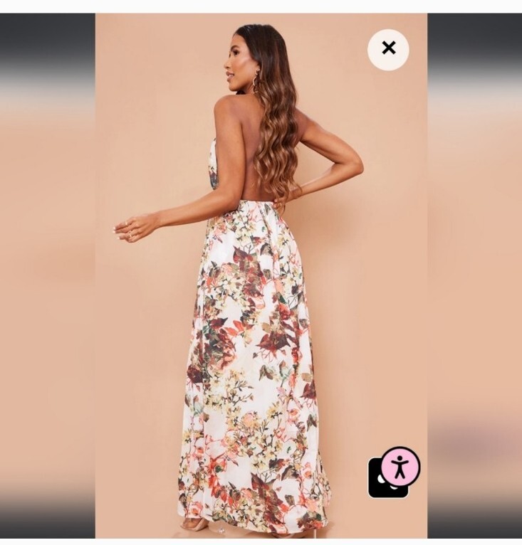 White Floral Print Chiffon Halterneck Dress Sz US 8 (NEW with TAGS!) | eBay White Floral Print Chiffon Halterneck Dress Sz US 8 (NEW with TAGS!) | eBay