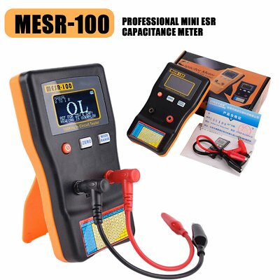 Mini MESR100 ESR Digital Capacitance Meter Professional Resistance Circuit Meter