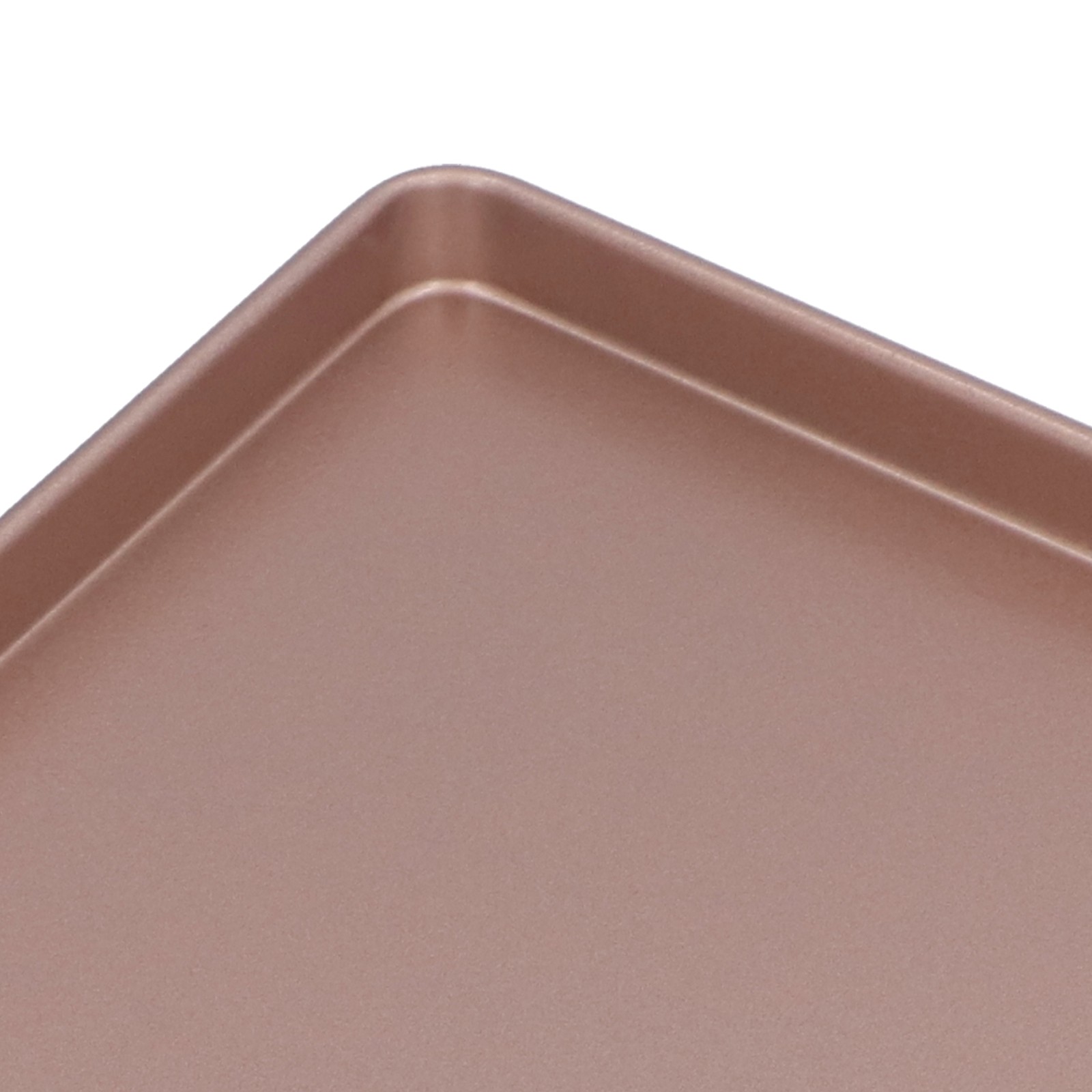 Multifunctional Baking Pan Carbon Steel Non Stick Bakeware For Dessert Rose Gold