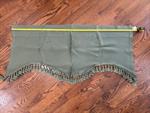 Jcpenny Home Dark Green Valance - Picture 3 of 7