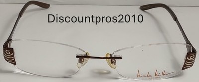 Nicole Miller Bolero Eyeglasses Frame Copper 53-17-130