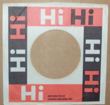 "Hi","Company Sleeve","Original","45rpm","7inch","Record","Vintage,,   ;0
