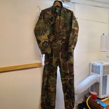 U.S Military Coveralls Mechanic Cold Weather Woodland Camouflage--Medium