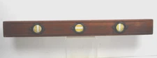 Vintage Stanley No. 324-24" Cherry Bubble Level Carpentry Tool USA INV#MX82