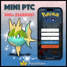 Pok mon PTC Go - Shiny Carvanha - 80K Stardust  Read Description  