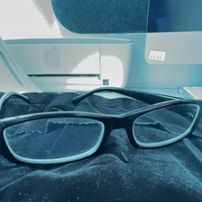 Women's Black Full Rim Plastic Eyeglass Frames with Studded Temples