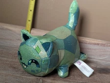 2023 Bonkers Toys Aphmau MeeMeows CELESTIAL EMERALD CAT Stuffed Plush 6"