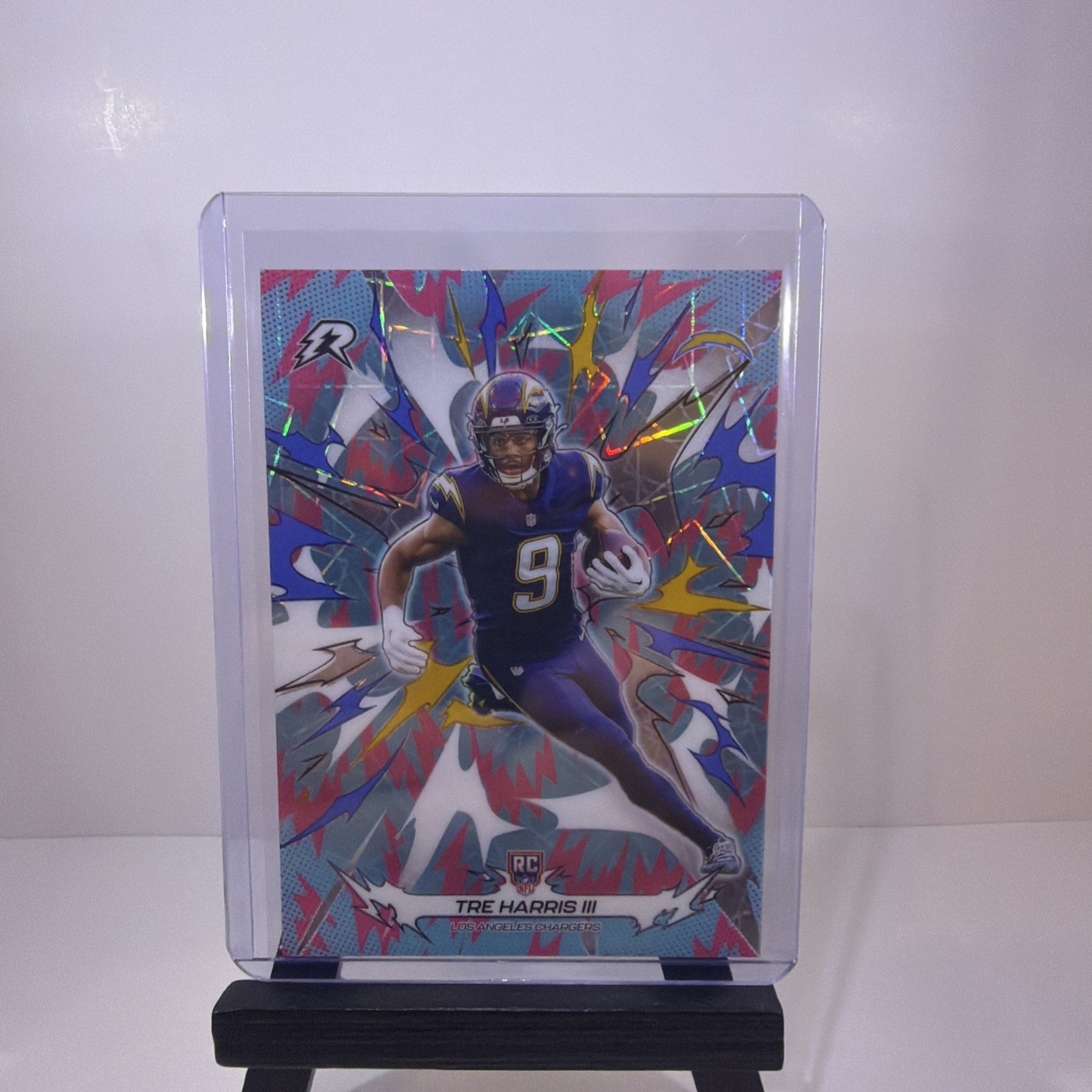 2025 Topps Resurgence Tre Harris III RC Sky Blue Pink Shock #151 Chargers