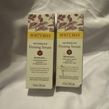 Burt's Bees Renewal Intensive Firming Serum 1oz Each 2 Pack - Smoothes Skin NEW