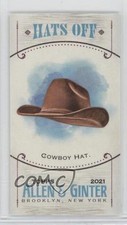 2021 Topps Allen & Ginter's Mini Hats Off Cowboy Hat #MHO-6