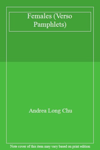 Females (Verso Pamphlets),Andrea Long Chu
