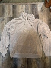 FILA Tan 1/4 Zip Sweater Jacket Womens Size Medium Soft Comfy