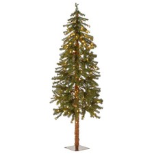 lit Artificial Christmas Tree Includes Pre-strung White Lights and Stand, Hic...
