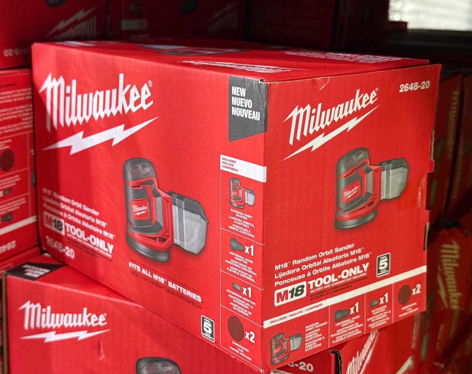 Brand new Milwaukee 2648-20 M18 Random Orbit Sander