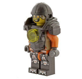 New Lego Ultra Agents Minifigure - Drillex (uagt027) 70168 Diamond Job
