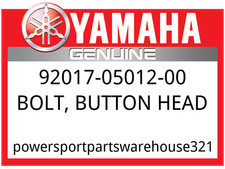 Yamaha OEM Part 92017-05012-00 BOLT, BUTTON HEAD